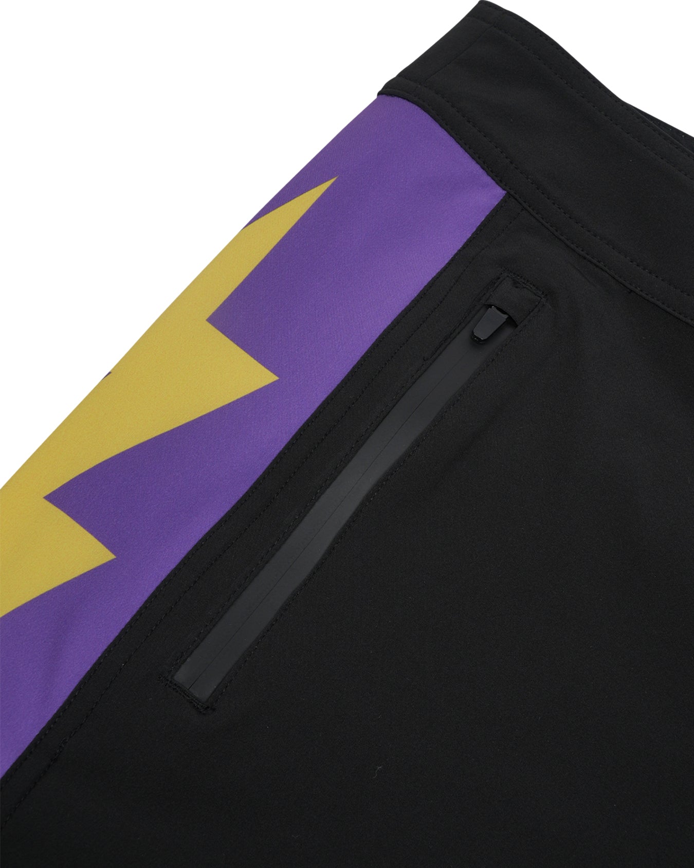 BOARDSHORTS - BLACK/PURPLE