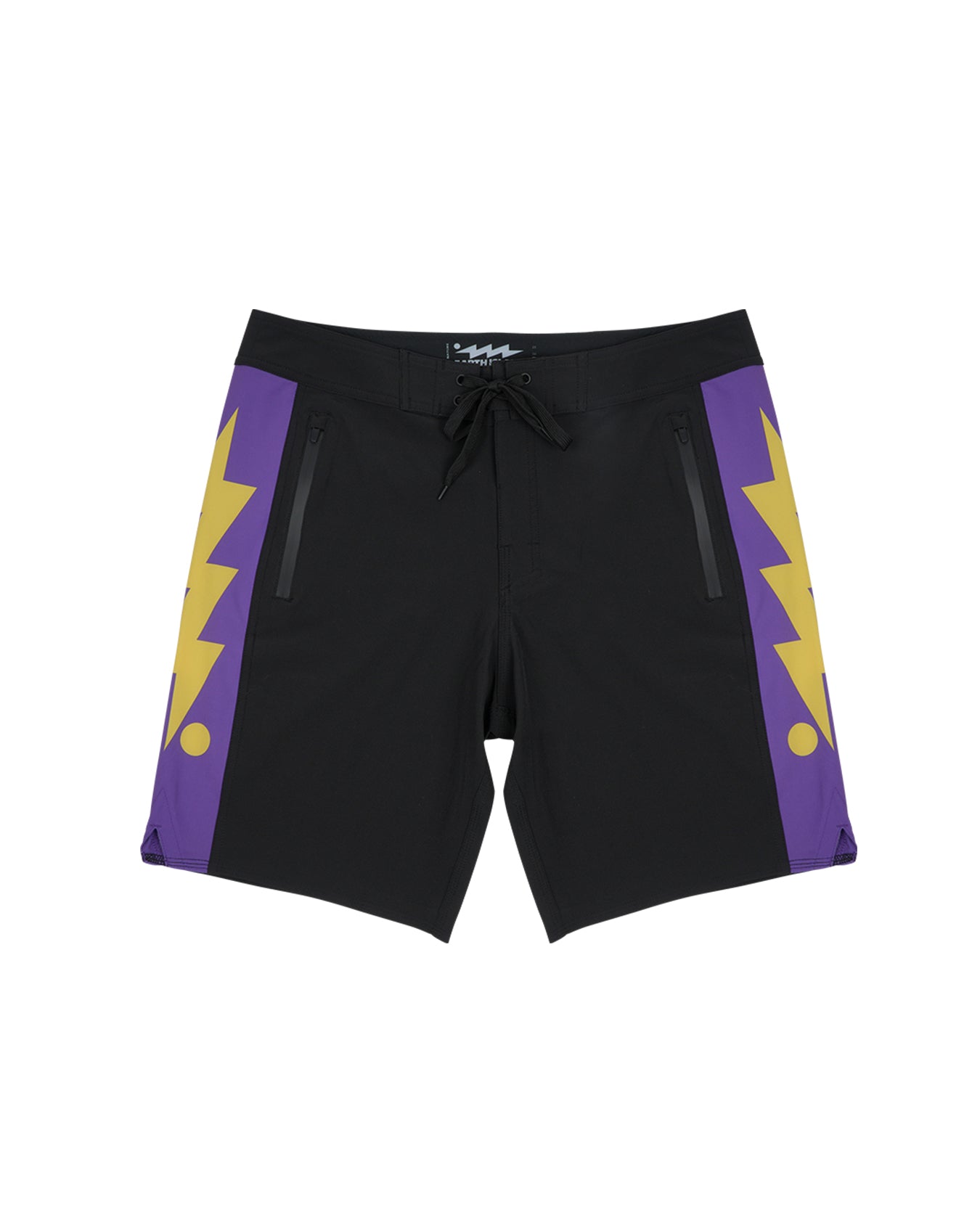 BOARDSHORTS - BLACK/PURPLE