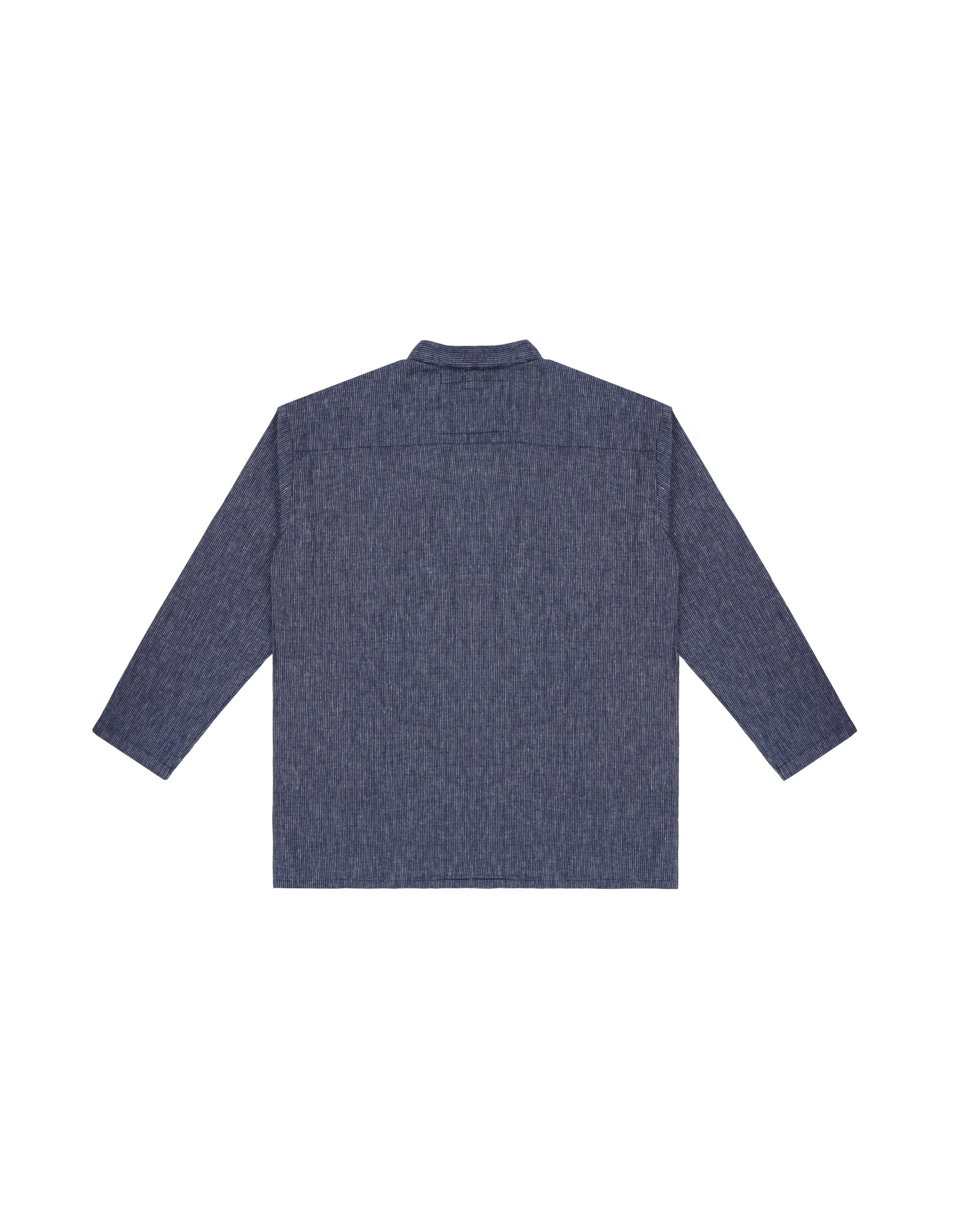 HEMP NAVY STRIPES - LONG SLEEVE